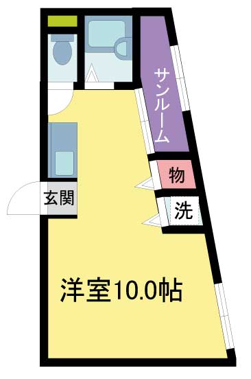 コスモハイツ 202｜宝塚市光明町（阪急今津線小林駅）のアパート間取
